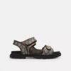 Sandale mit zwei Riemen im charakteristischen Jacquard-Muster