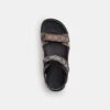 Sandale mit zwei Riemen im charakteristischen Jacquard-Muster