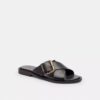 Sandalen mit gekreuzten Riemen und Schnallenverschluss