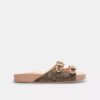 Sandalen mit zwei Schnallen aus unserem charakteristischen Jacquard