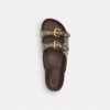 Sandalen mit zwei Schnallen aus unserem charakteristischen Jacquard