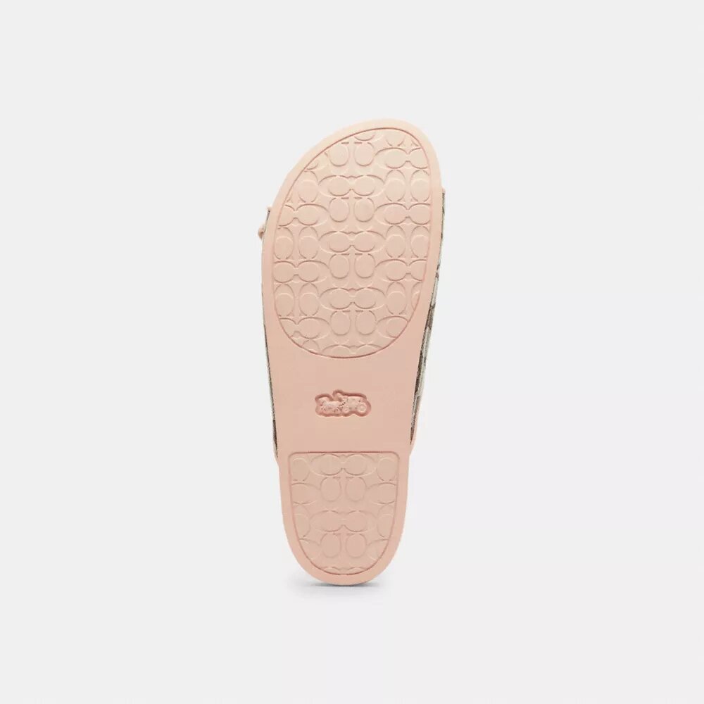 Sandalen mit zwei Schnallen aus unserem charakteristischen Jacquard