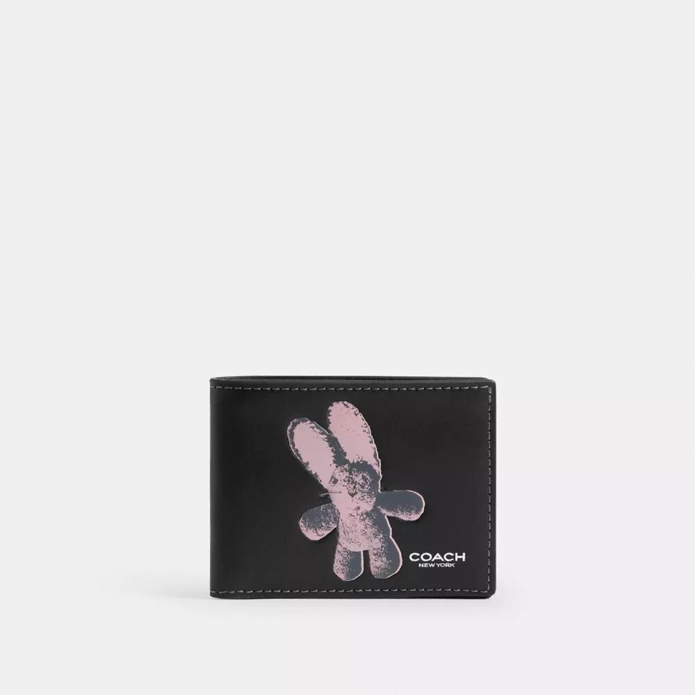 Schlanke Geldbörse mit „Floppy“-Motiv