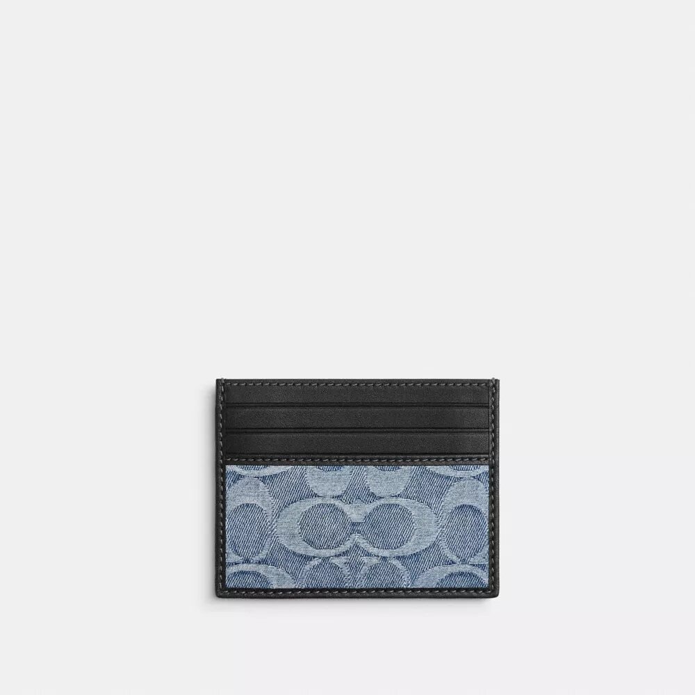 Schlankes Ausweishülle aus „Loved“-Signature-Denim