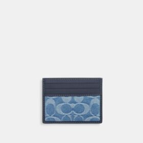 Schlankes Ausweishülle aus Signature Denim