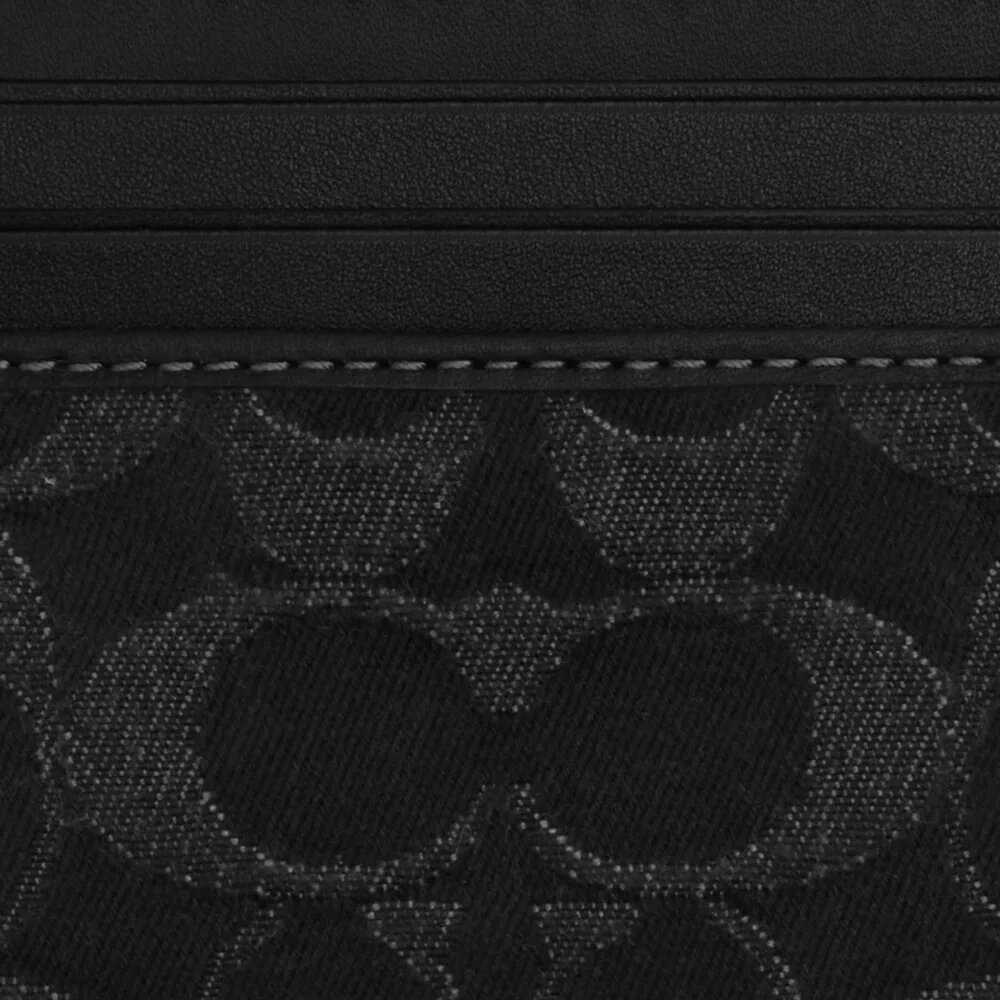 Schlankes Ausweishülle aus Signature Denim