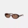 Schmale ovale Sonnenbrille