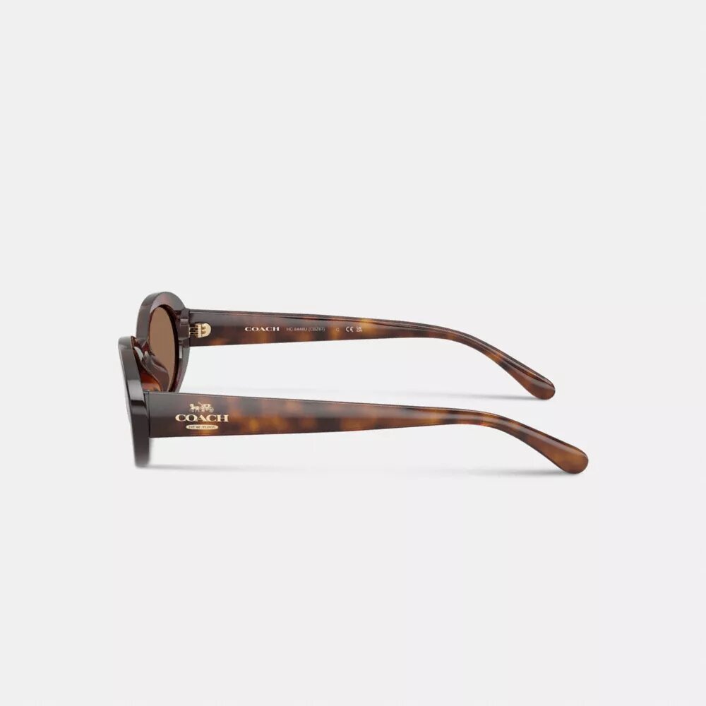 Schmale ovale Sonnenbrille