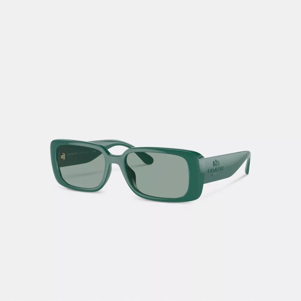 Schmale rechteckige Sonnenbrille