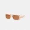 Schmale rechteckige Sonnenbrille
