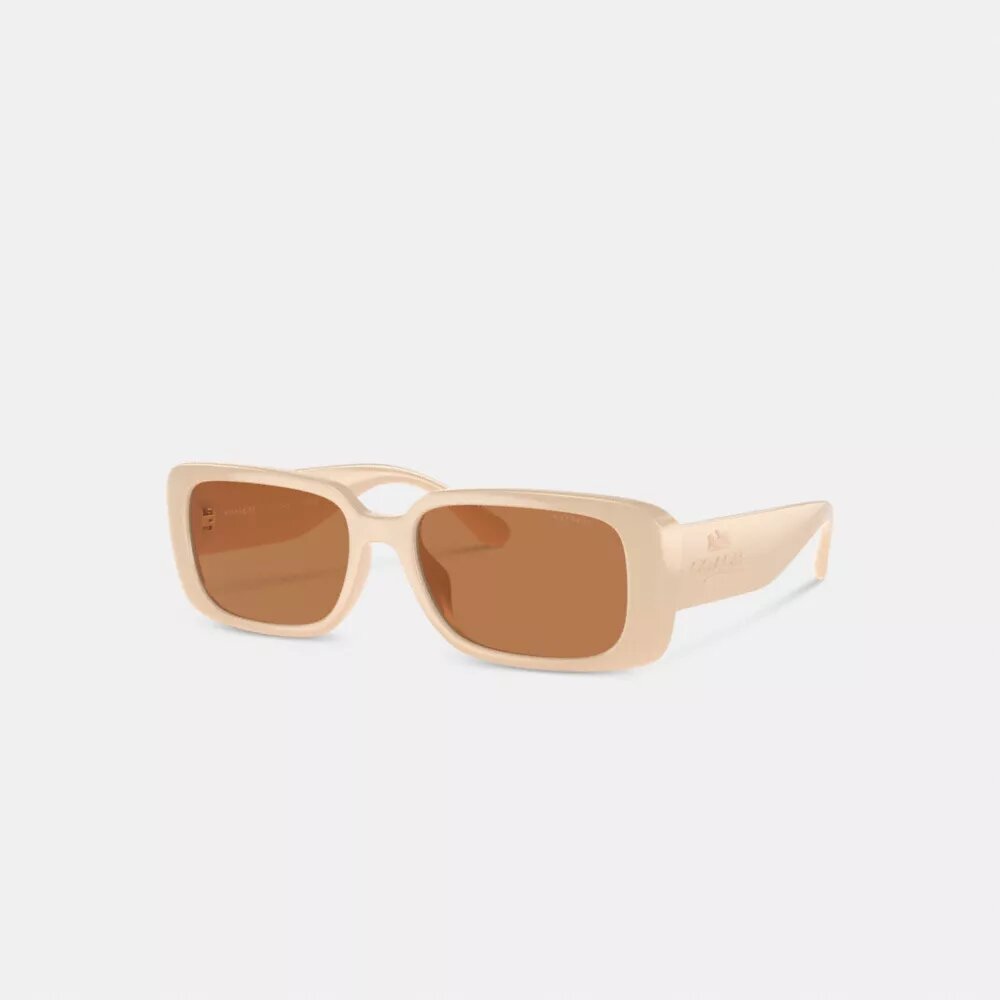 Schmale rechteckige Sonnenbrille