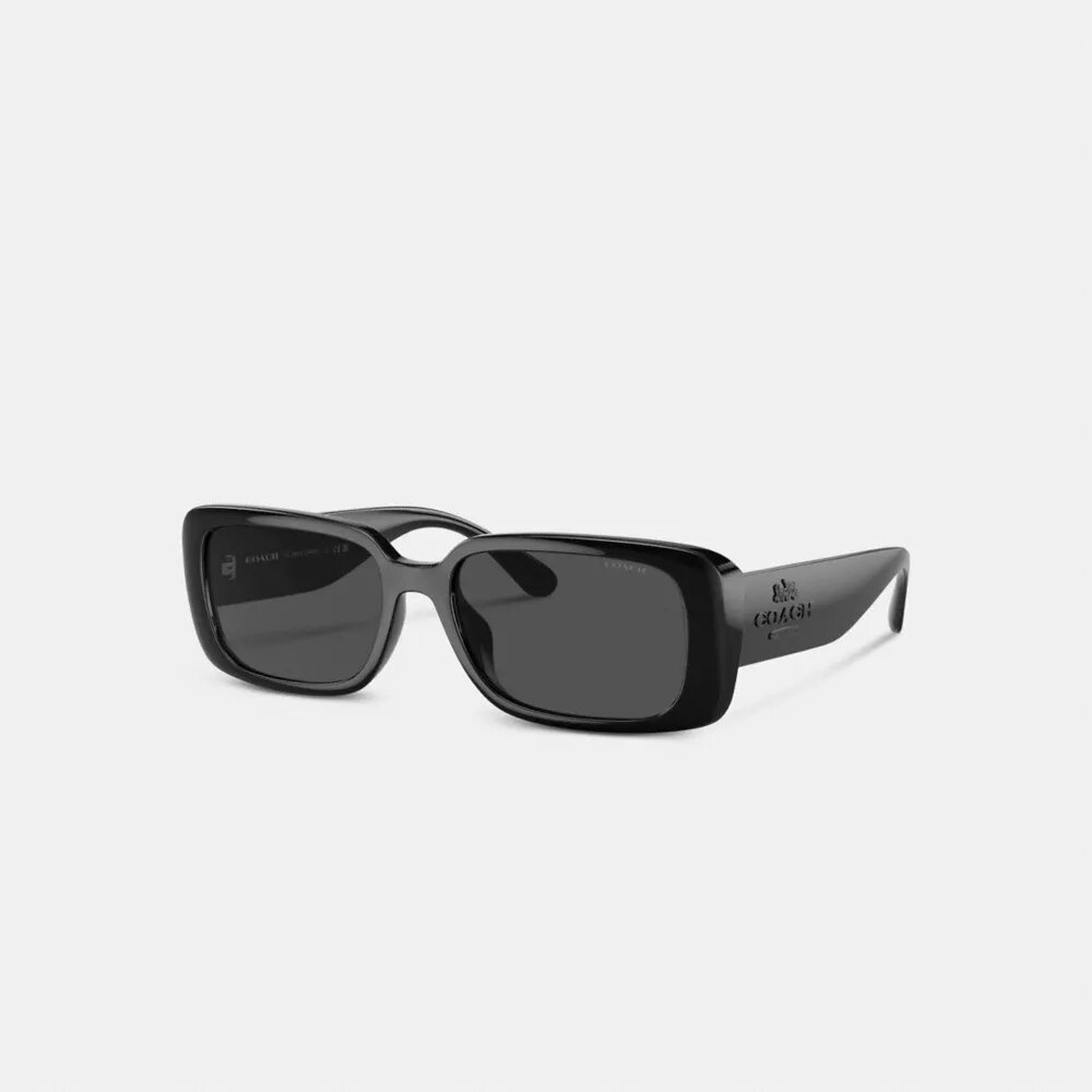 Schmale rechteckige Sonnenbrille