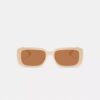 Schmale rechteckige Sonnenbrille
