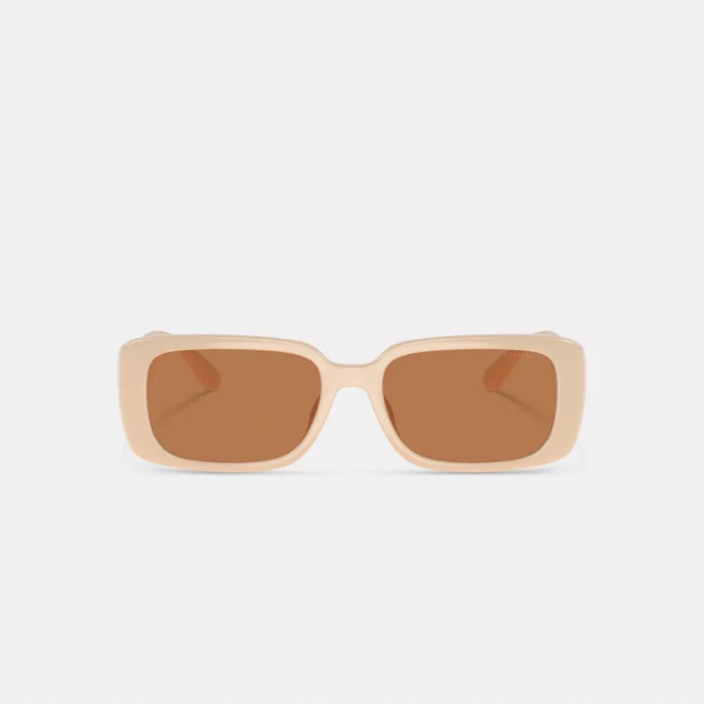 Schmale rechteckige Sonnenbrille