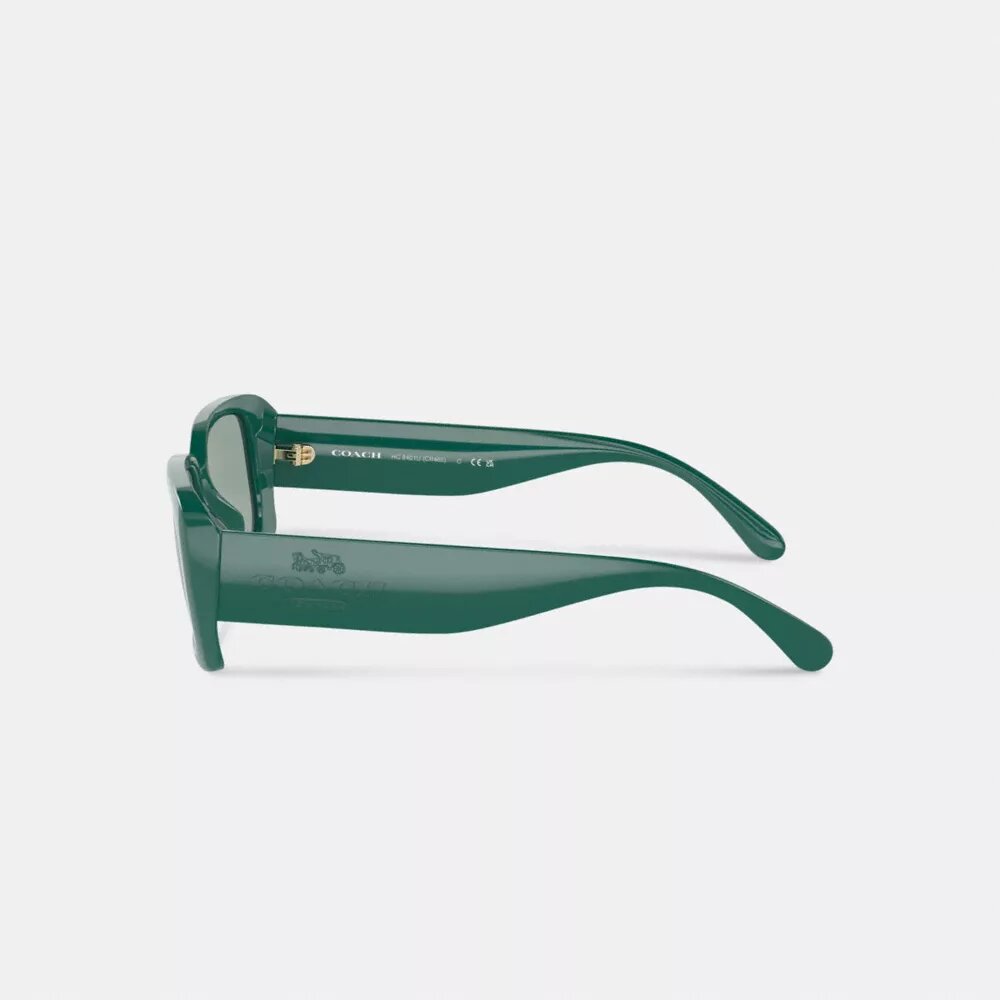 Schmale rechteckige Sonnenbrille