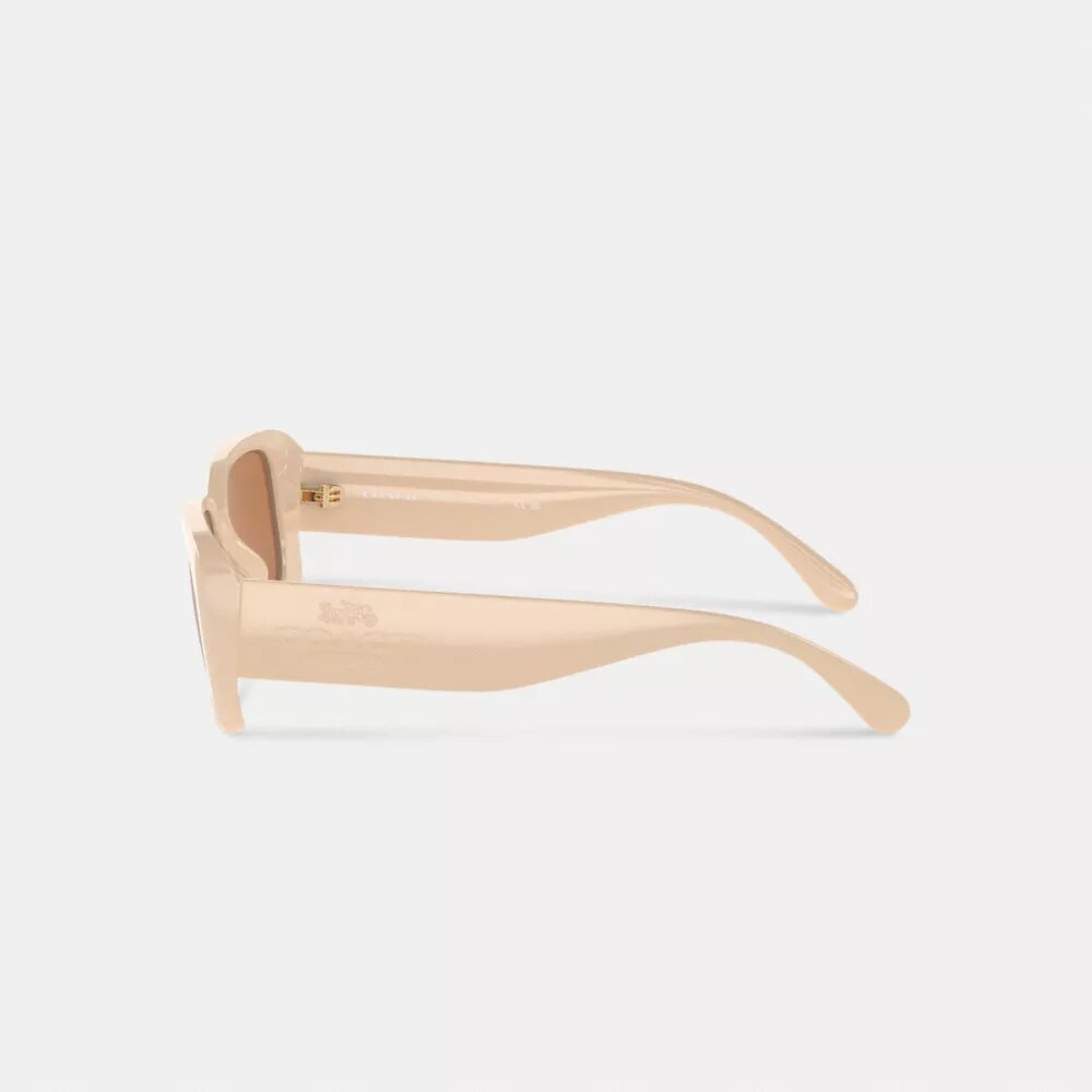Schmale rechteckige Sonnenbrille