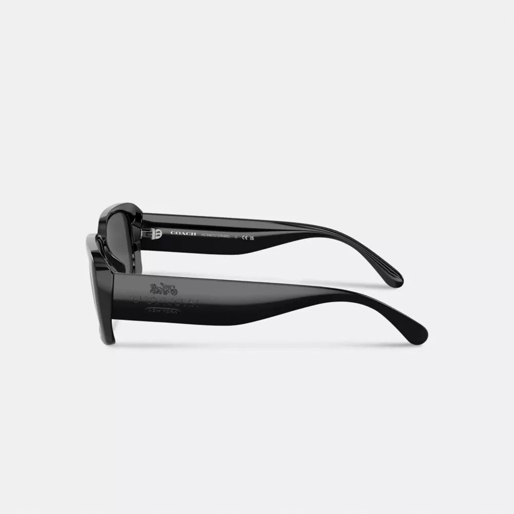 Schmale rechteckige Sonnenbrille