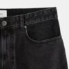 Schwarze Taper-Jeans aus Bio-Baumwolle