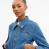 „Sculpted C“ – verkürzte Jeansjacke aus Bio-Baumwolle