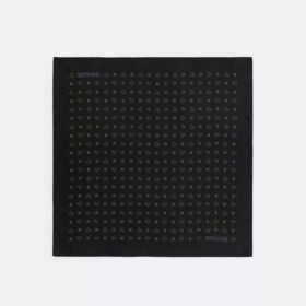 Seiden-Bandana mit gepunktetem Herz-Print