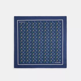 Seiden-Bandana mit T-Rex-Print