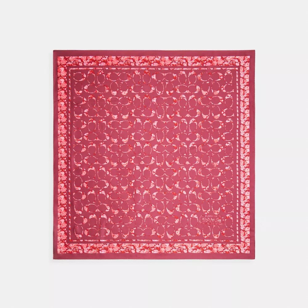 Seiden-Halstuch mit unserem charakteristischen „Rose Meadow“-Print