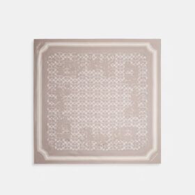 Seiden-Quadratschal mit Horse and Carriage-Print
