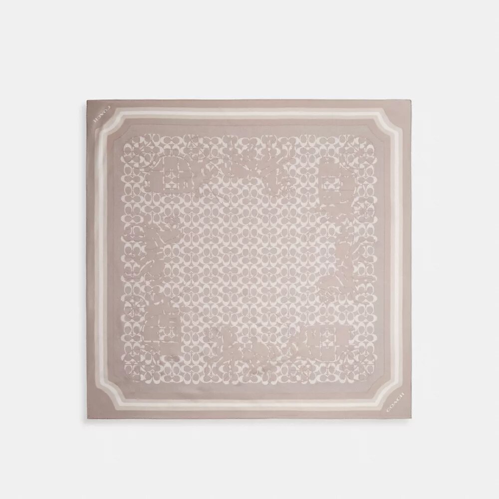Seiden-Quadratschal mit Horse and Carriage-Print