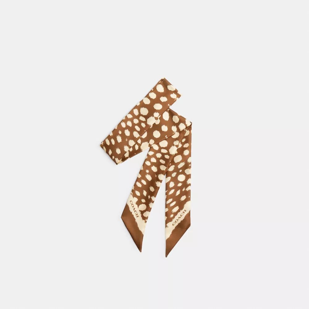 Seidenschal im „Wild Spots“-Print