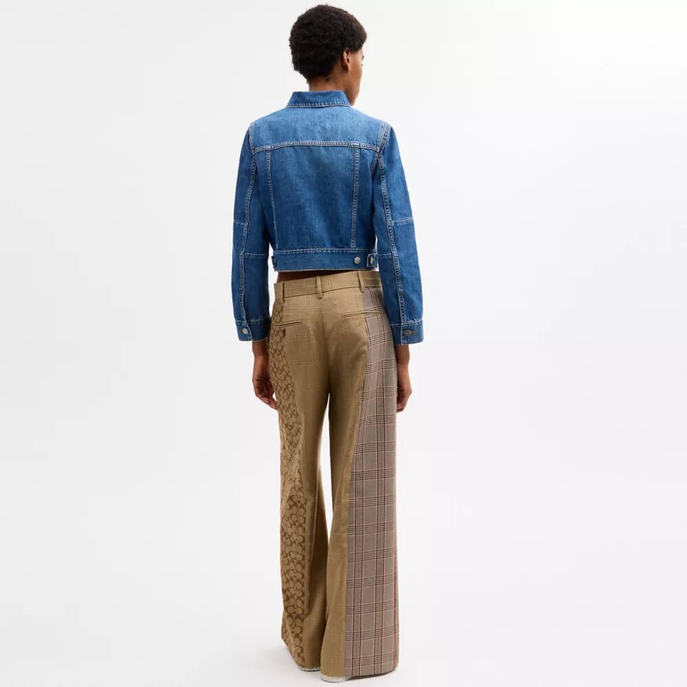 Shrunken-Denim-Jacke für den Arbeitsbereich
