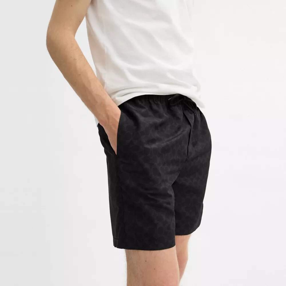 Signature-Badehose aus recyceltem Polyester