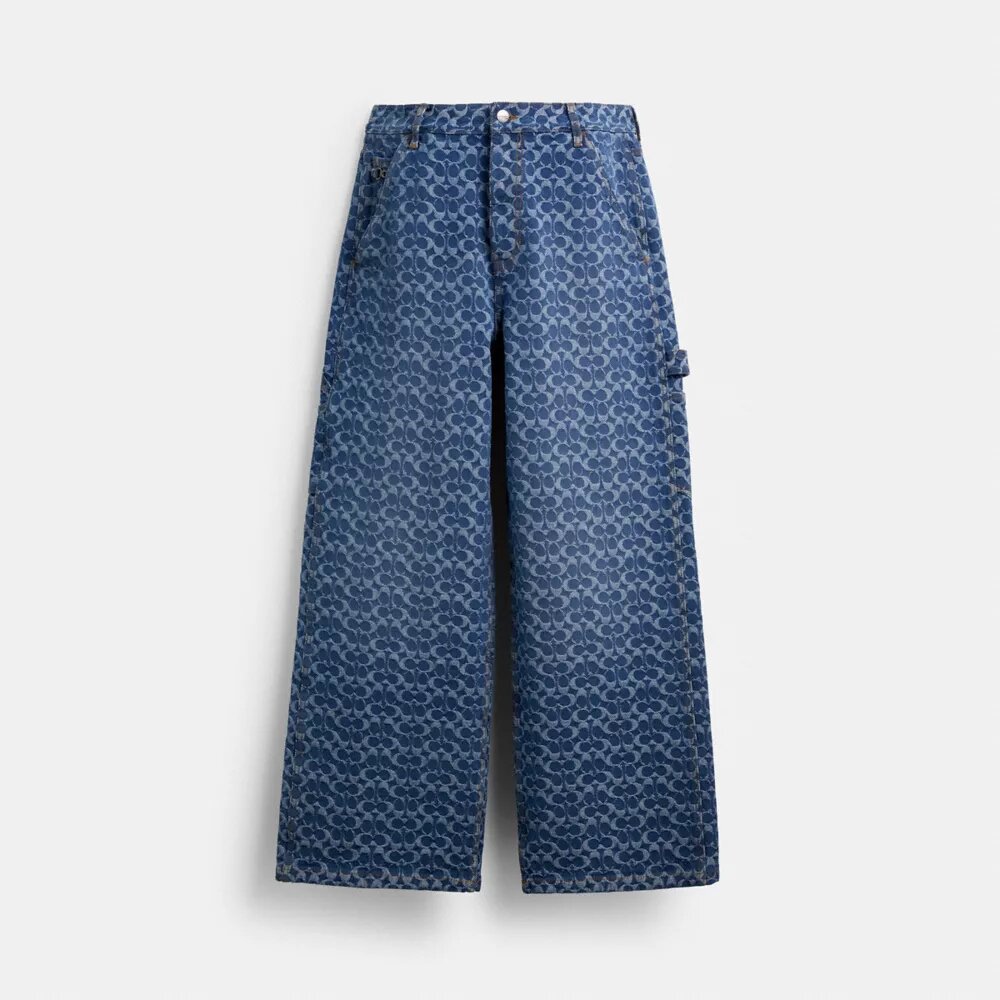 Signature Denim-Carpenter-Hose aus Bio-Baumwolle