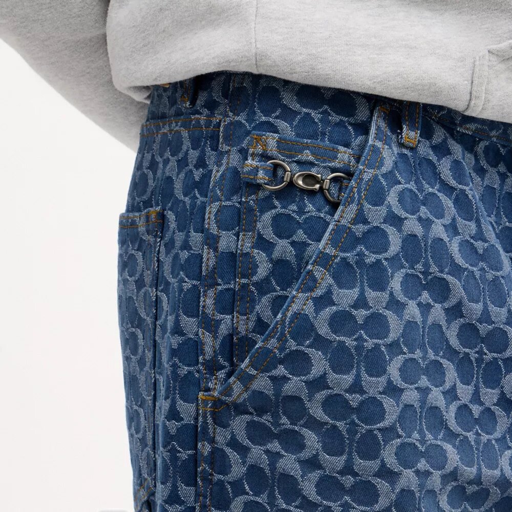 Signature Denim-Carpenter-Hose aus Bio-Baumwolle