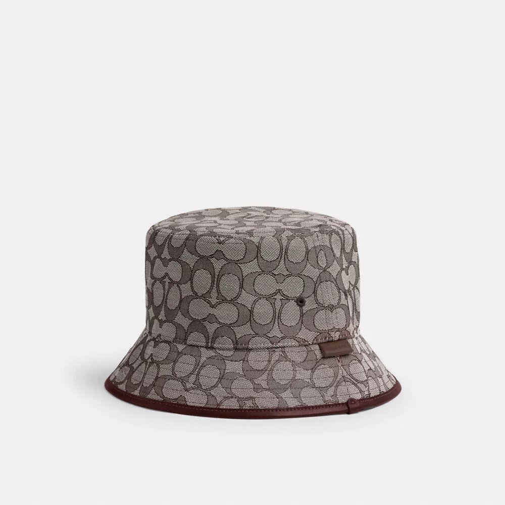 Signature-Jacquard-Bucket-Hat