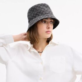 Signature-Jacquard-Bucket-Hat