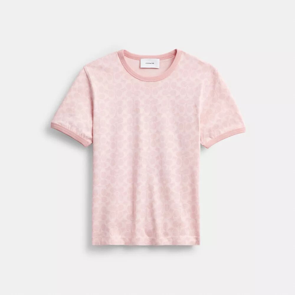 Signature Ringer-T-Shirt aus Bio-Baumwolle