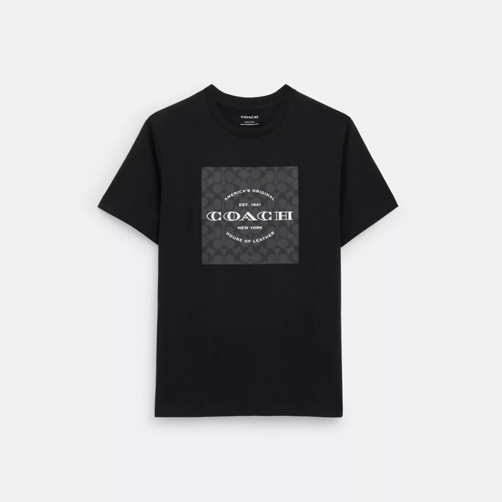 Signature Square T-Shirt aus Bio-Baumwolle
