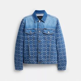 Signature-Truckerjacke aus Bio-Baumwolle