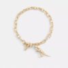 Skelett-Rexy-Armband mit charakteristischer Kette