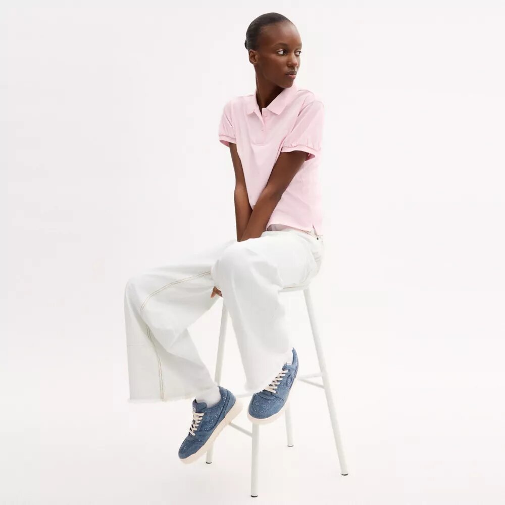 Soho-Sneaker aus charakteristischem Denim
