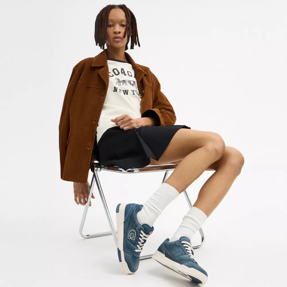 Soho-Sneaker aus Loved Denim