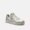 Soho-Sneaker aus Metallic-Leder im Used-Look