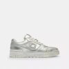 Soho-Sneaker aus Metallic-Leder im Used-Look