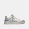 Soho-Sneaker aus Metallic-Leder im Used-Look