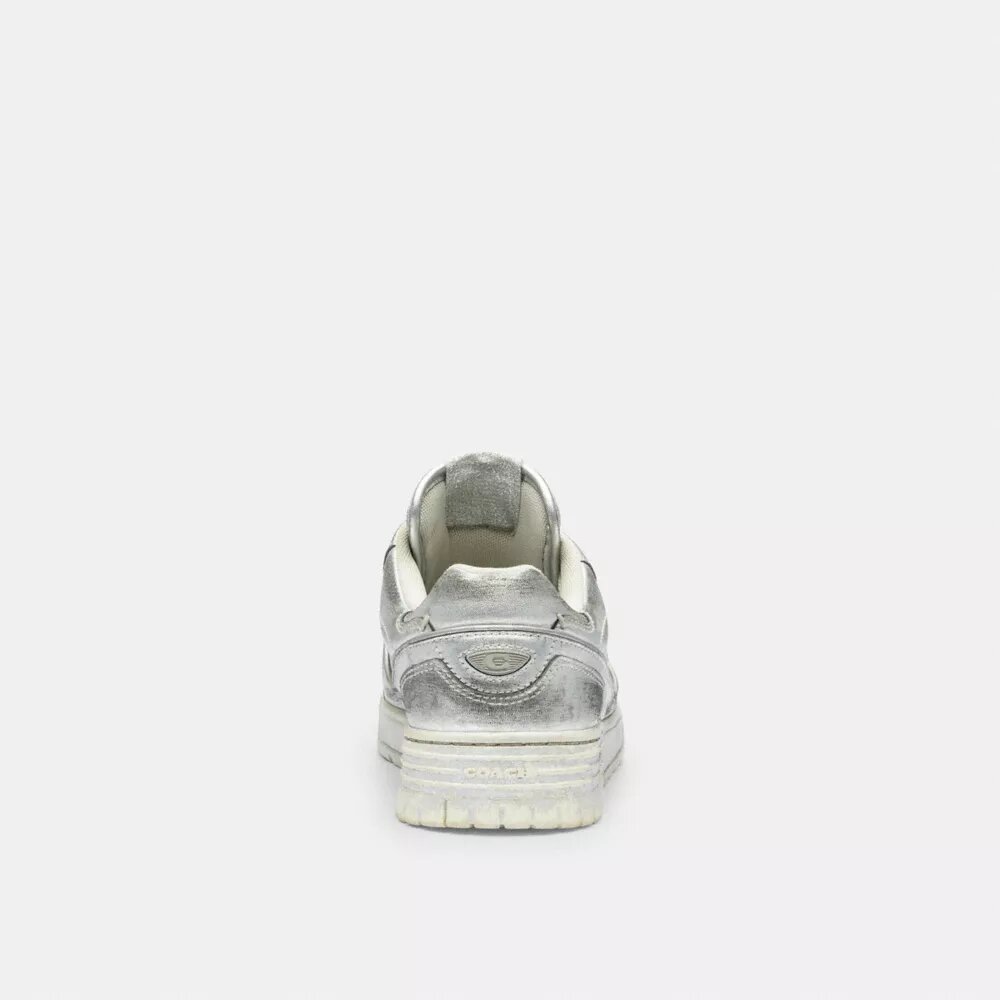 Soho-Sneaker aus Metallic-Leder im Used-Look