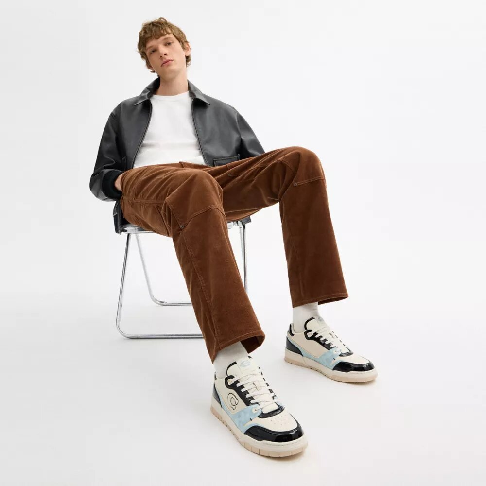 Soho-Sneaker mit charakteristischem Lackleder
