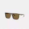 Sonnenbrille mit flachem, quadratischem Rahmen