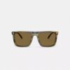 Sonnenbrille mit flachem, quadratischem Rahmen