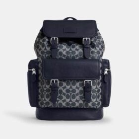 Sprint-Rucksack aus Colorblock-Signature Canvas