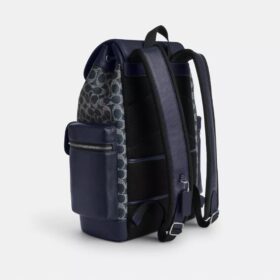 Sprint-Rucksack aus Colorblock-Signature Canvas